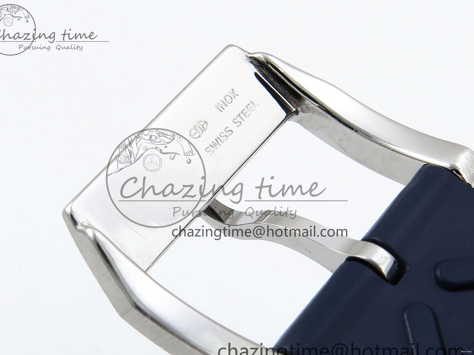 MIROTIME 0511 Casual Portuguese Chrono IW3716 Z+F 1:1 Best Edition White Dial on Blue Rubber Strap A 7016